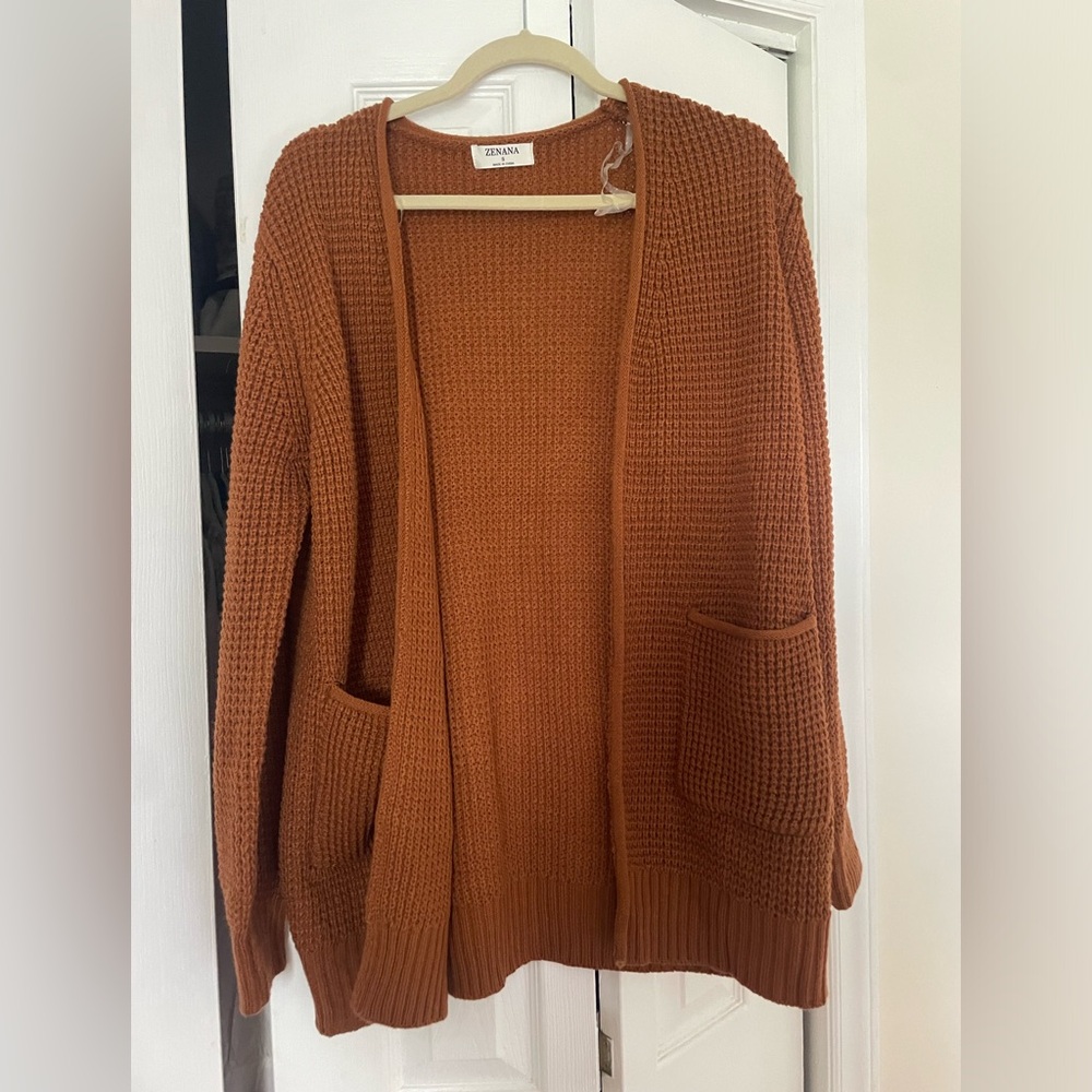 ZENANA chunky knit cardigan